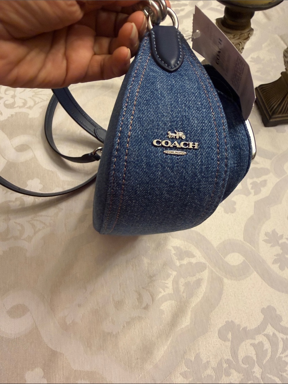 NWT Coach Denim Ashton Shoulder Bag/ Crossbody - Picture 7 of 7